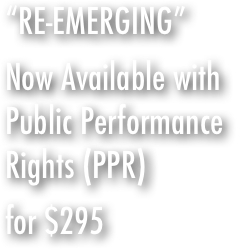 &ldquo;RE-EMERGING&rdquo;
Now Available to Academic Institutions for $295