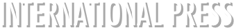 INTERNATIONAL PRESS